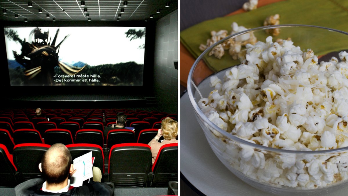Ät popcorn och du påverkas mindre av reklam.